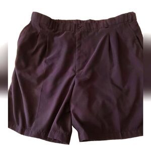 ADOLFO Shorts Men's Pleated Adjustable Waist Navy Blue‎ Sz 40